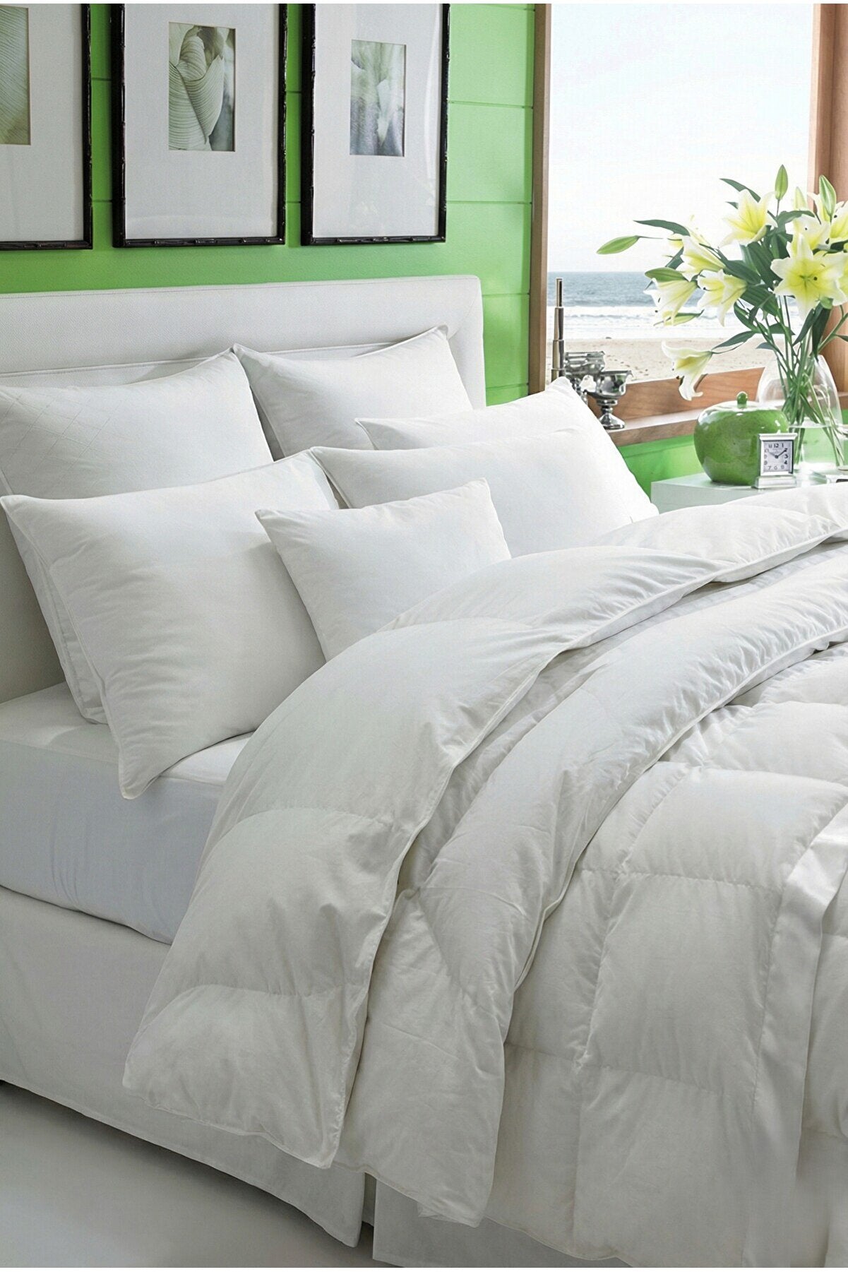 Rivosa Ultra Yumuşak Microfiber Veloria Çift Kişilik Yorgan Beyaz - 1