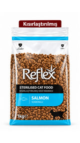 Reflex Somonlu ve Pirinçli Kısırlaştırılmış Kedi Maması 1 Kg – Yeni Zipli Paket