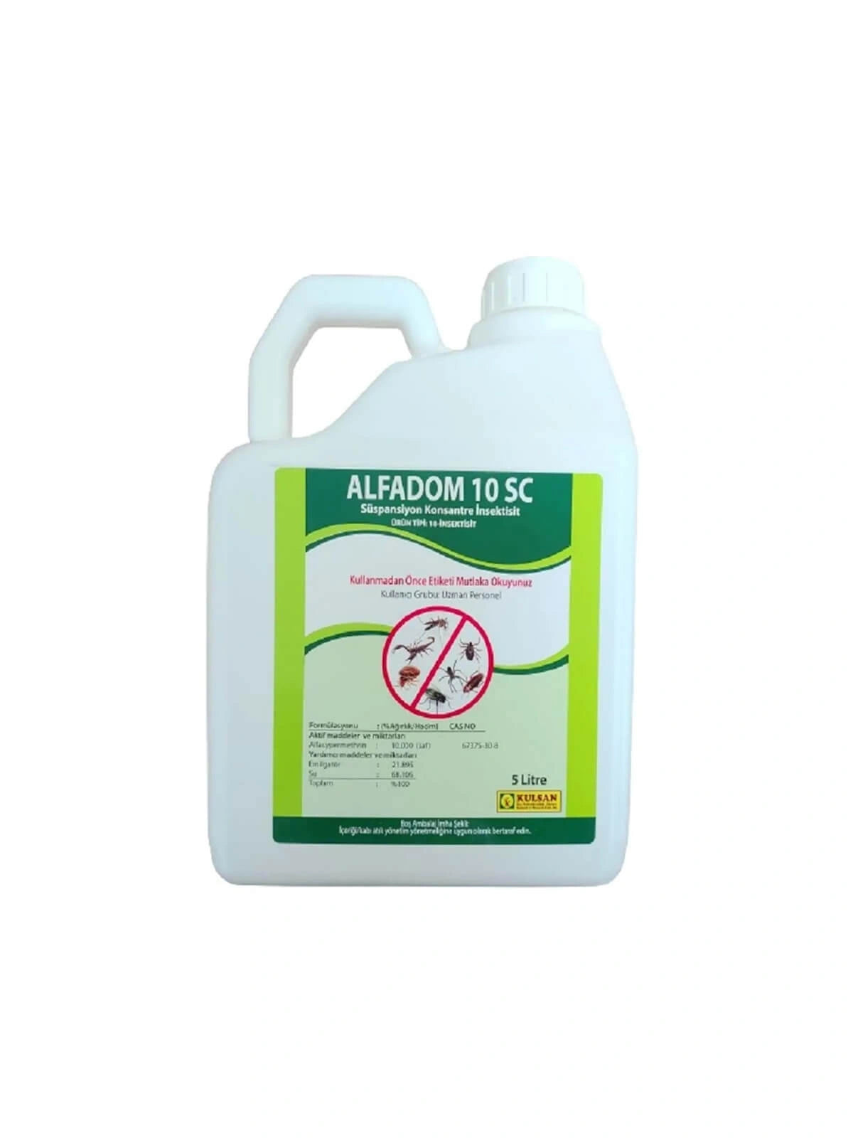Kulsan Alfadom 10 SC Genel Haşere İlacı 5 Lt