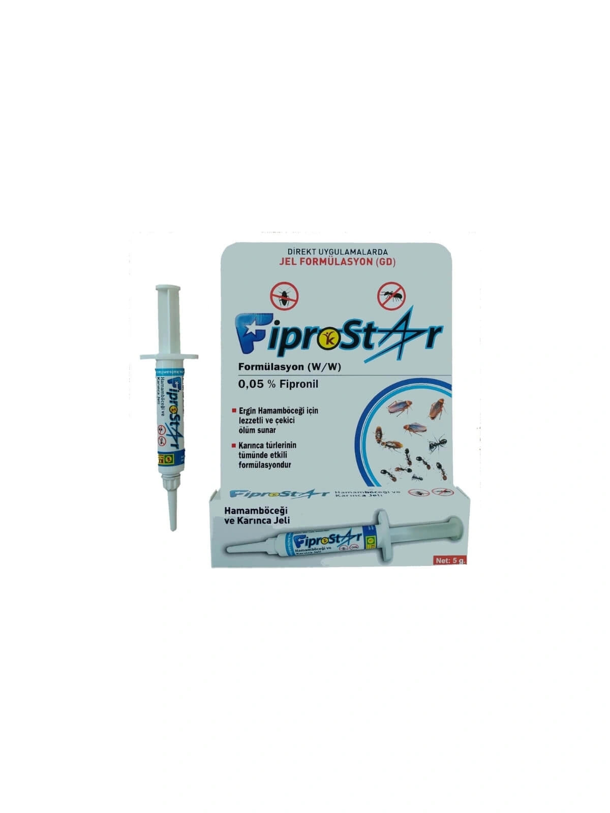 Kulsan Fiprostar Hamamböceği ve Karınca Jeli 5 Gr