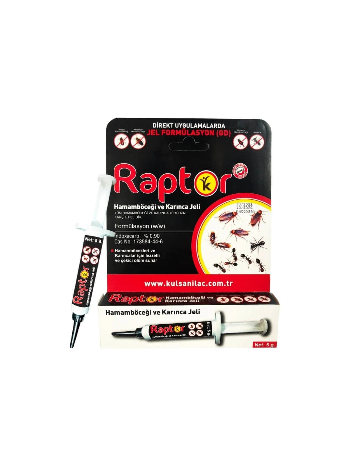 Kulsan Raptor Hamamböceği ve Karınca Jeli 5 Gr