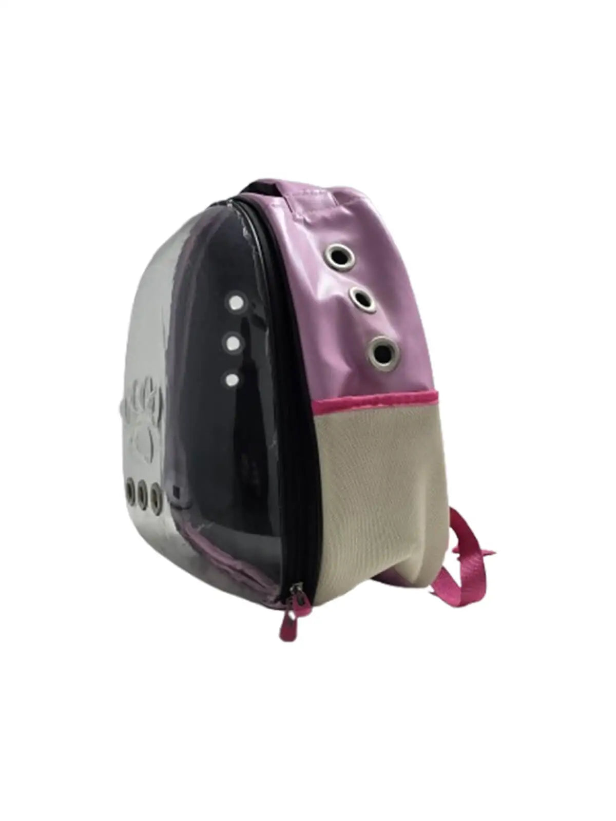 Ally Paws Astronot Sırt Tipi Kedi Taşıma Çantası Pembe