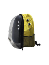 Ally Paws Astronot Sırt Tipi Kedi Taşıma Çantası Sarı