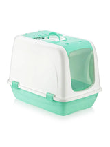Bofe Büyük Kapalı Kedi Tuvaleti Yeşil