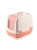 Bofe Küçük Kapalı Kedi Tuvaleti Pembe