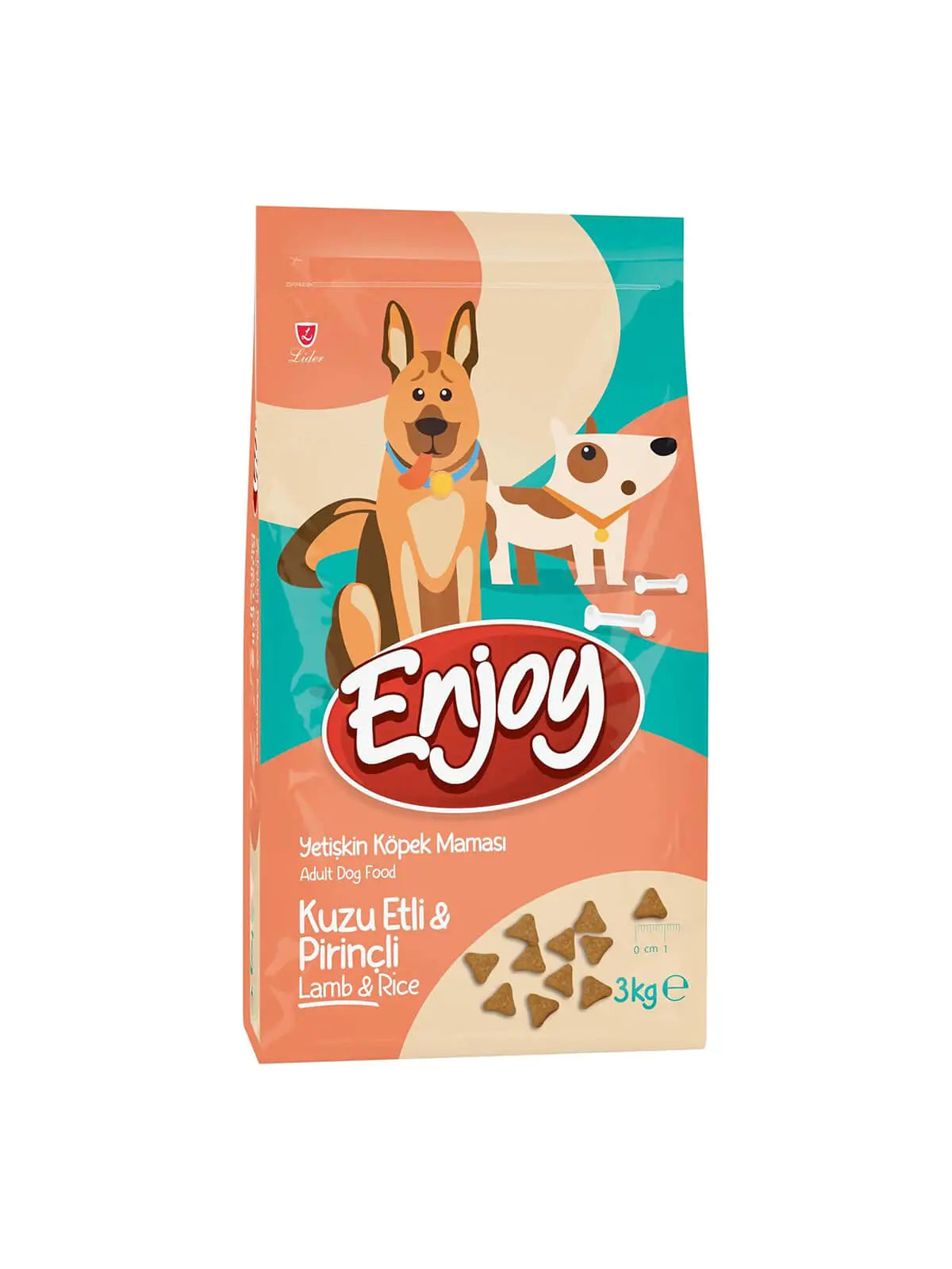 Enjoy Kuzu Etli Pirinçli Yetişkin Köpek Maması 3 Kg