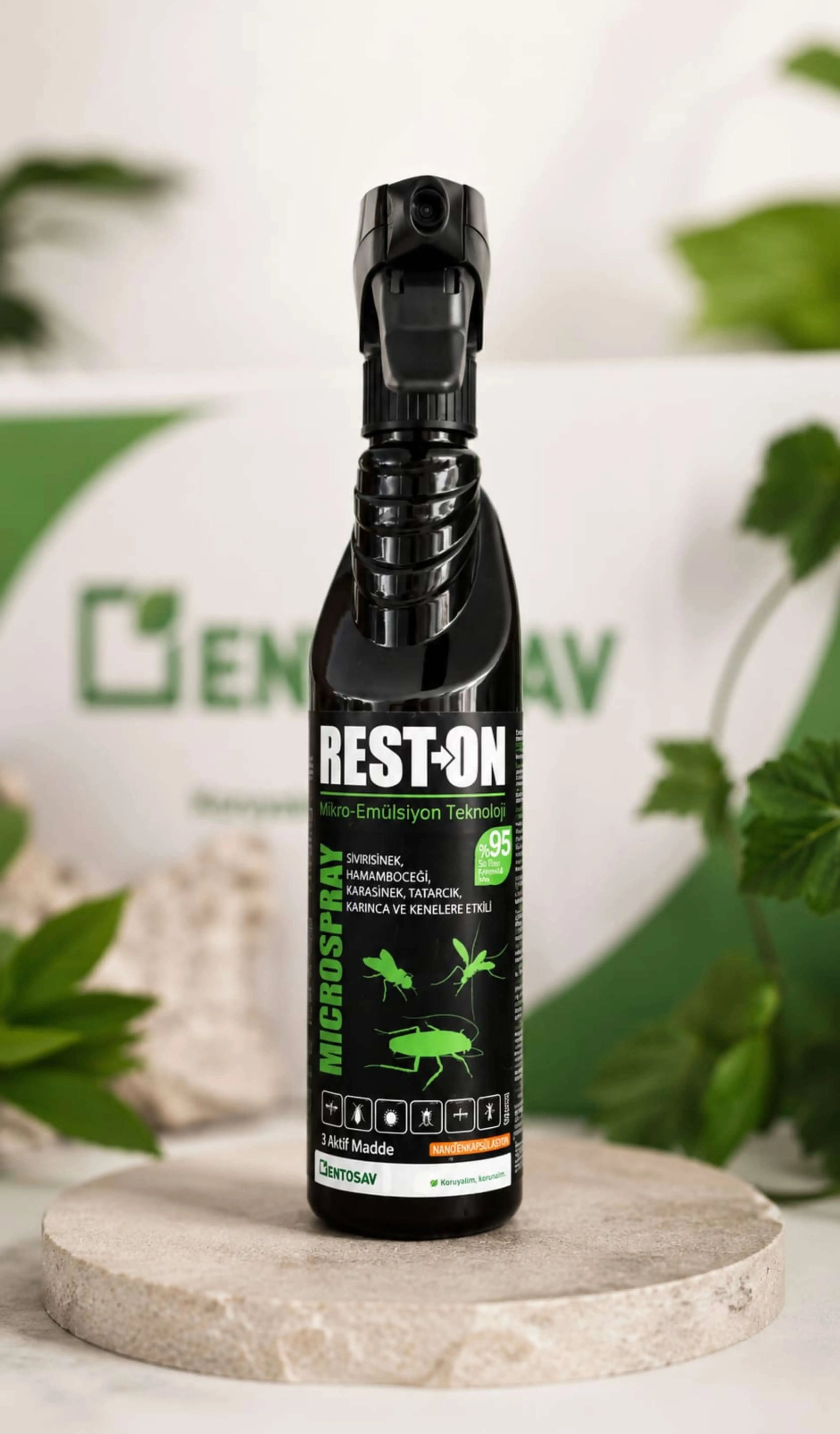 Entosav Rest On Microspray Narenciye Yağlı Genel Haşere İlacı 400 Ml