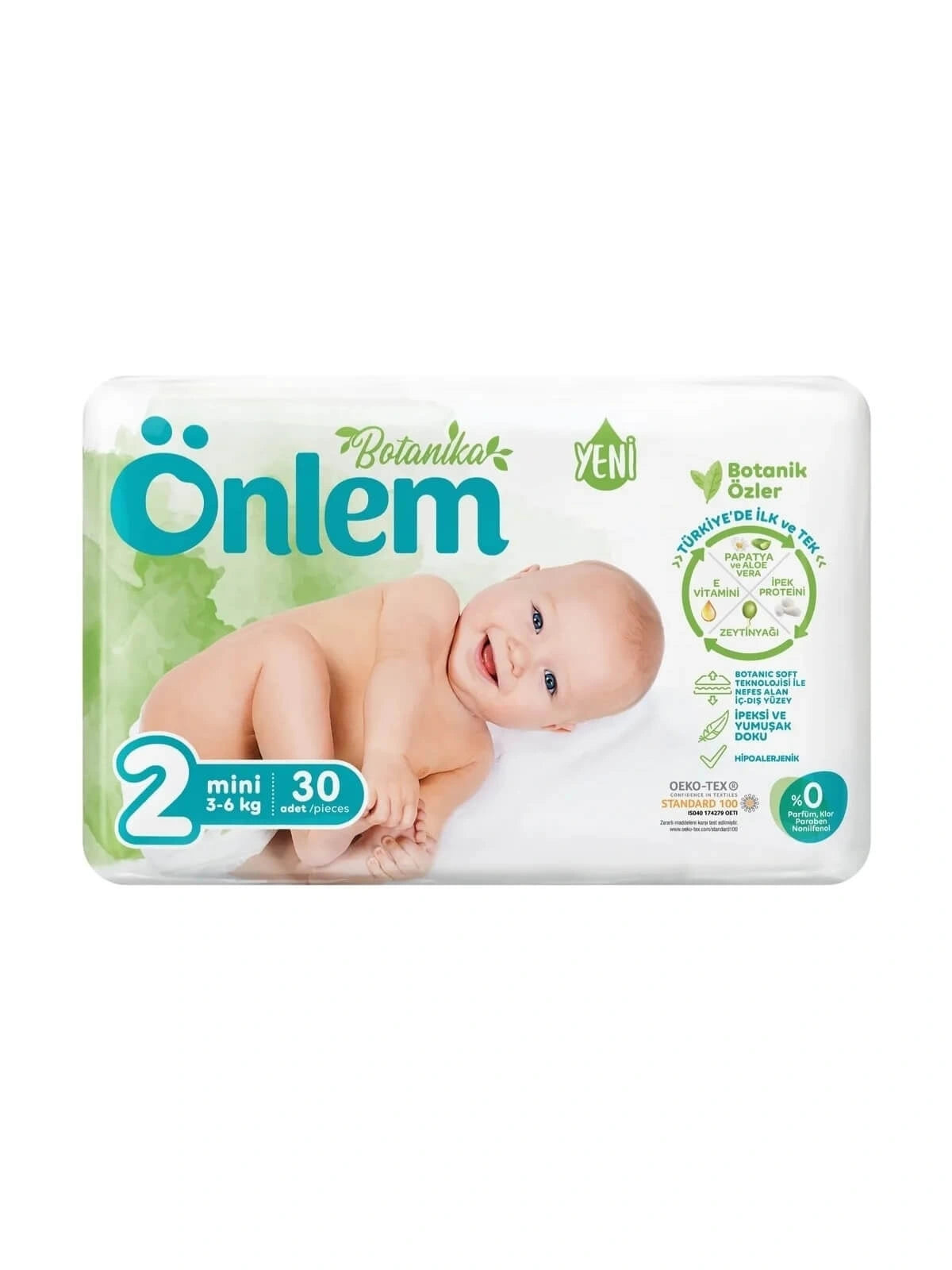 Önlem Botanika Mini 2 Beden Bebek Bezi 30 Adet
