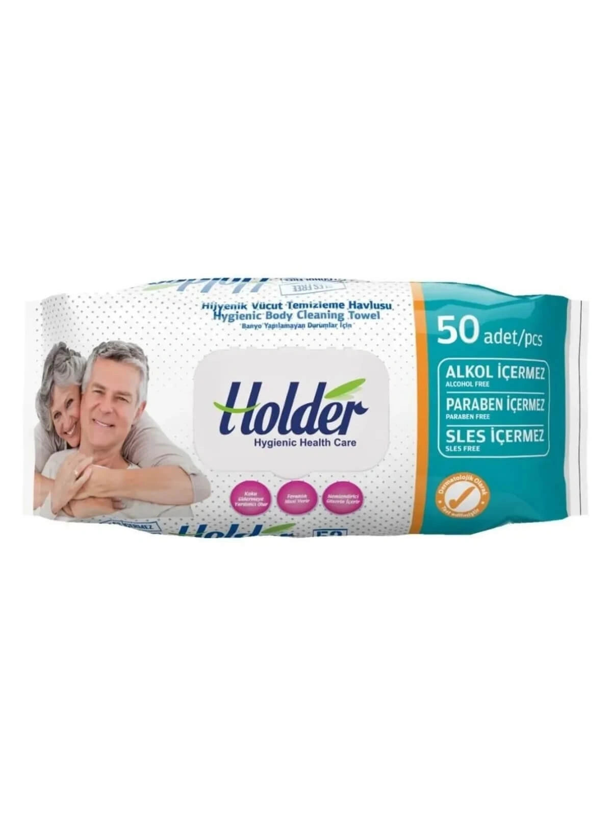 Önlem Holder Vücut Temizleme Havlusu 50 Adet