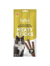 Reflex Plus Meaty Stciks Ay Hayvanlı ve Kaz Etli Kedi Ödül Çubuğu 3x5 Gr
