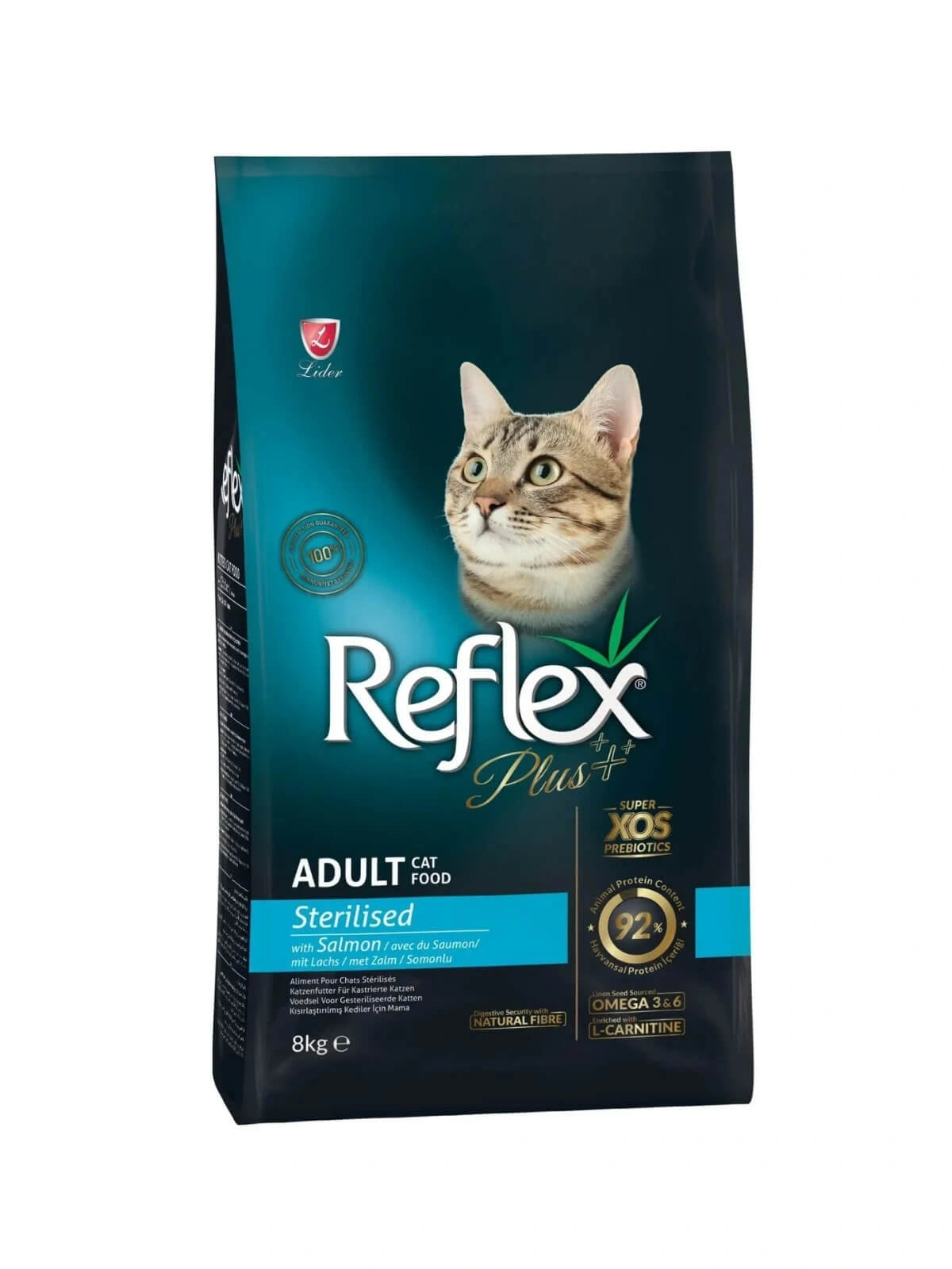 Reflex Plus Somonlu Kısırlaştırılmış Yetişkin Kedi Maması 8 Kg