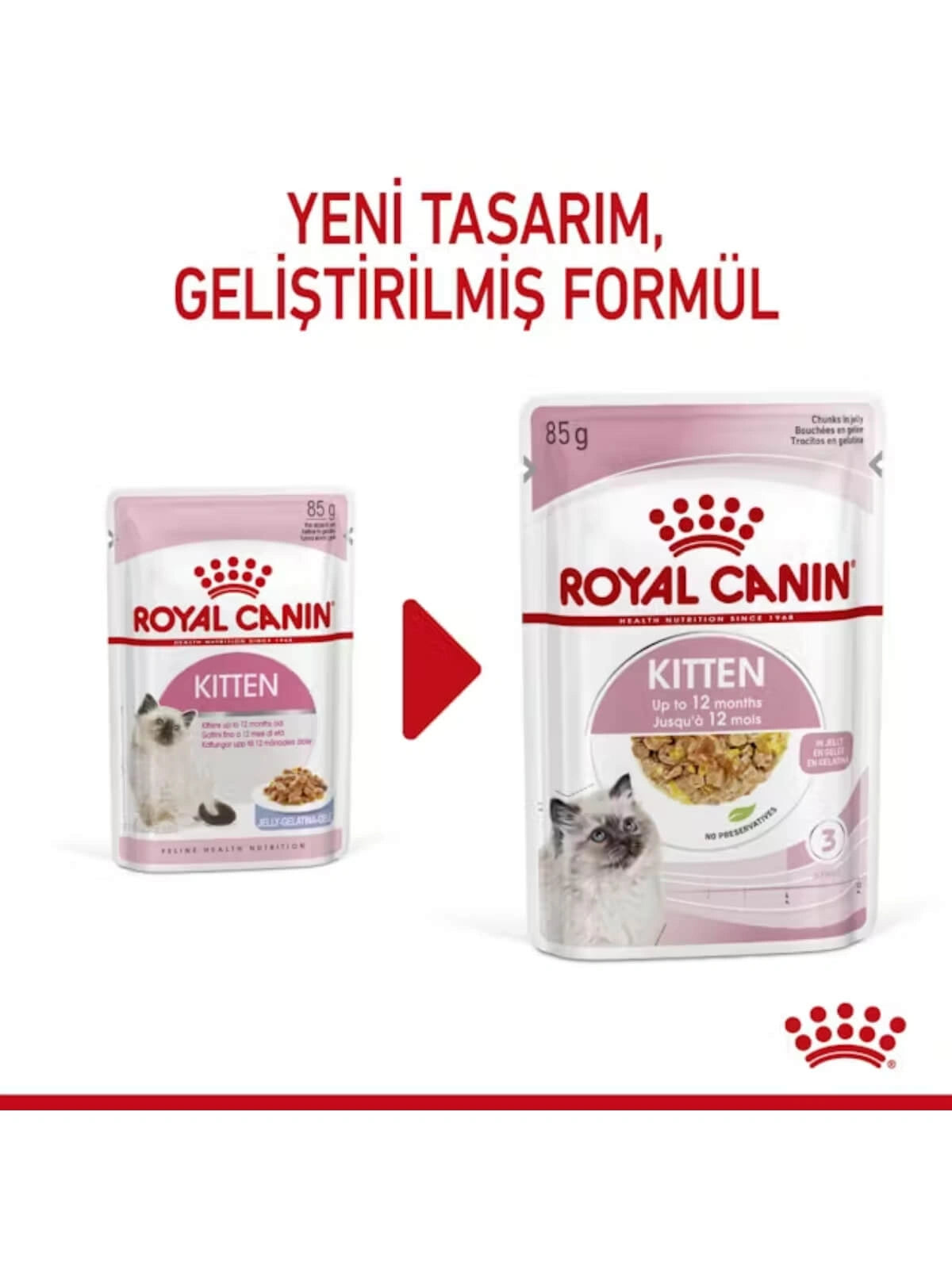 Royal Canin Kitten Jelly Yavru Kedi Ödül Maması 85 Gr