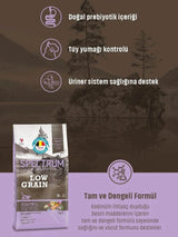 Spectrum Low Grain Somonlu Hamsili Kısırlaştırılmış Kedi Maması 12 Kg
