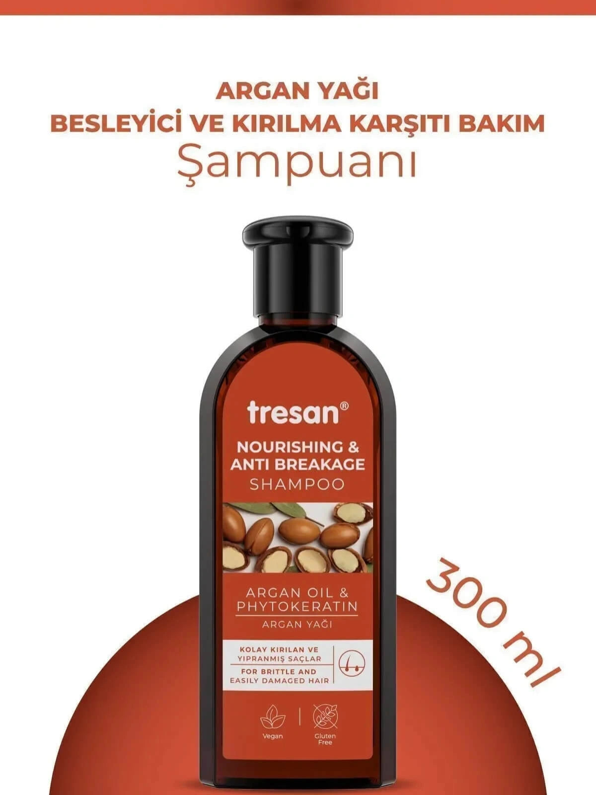 Tresan Argan Yağı Besleyici ve Kırılma Karşıtı Bakım Şampuanı 300 Ml