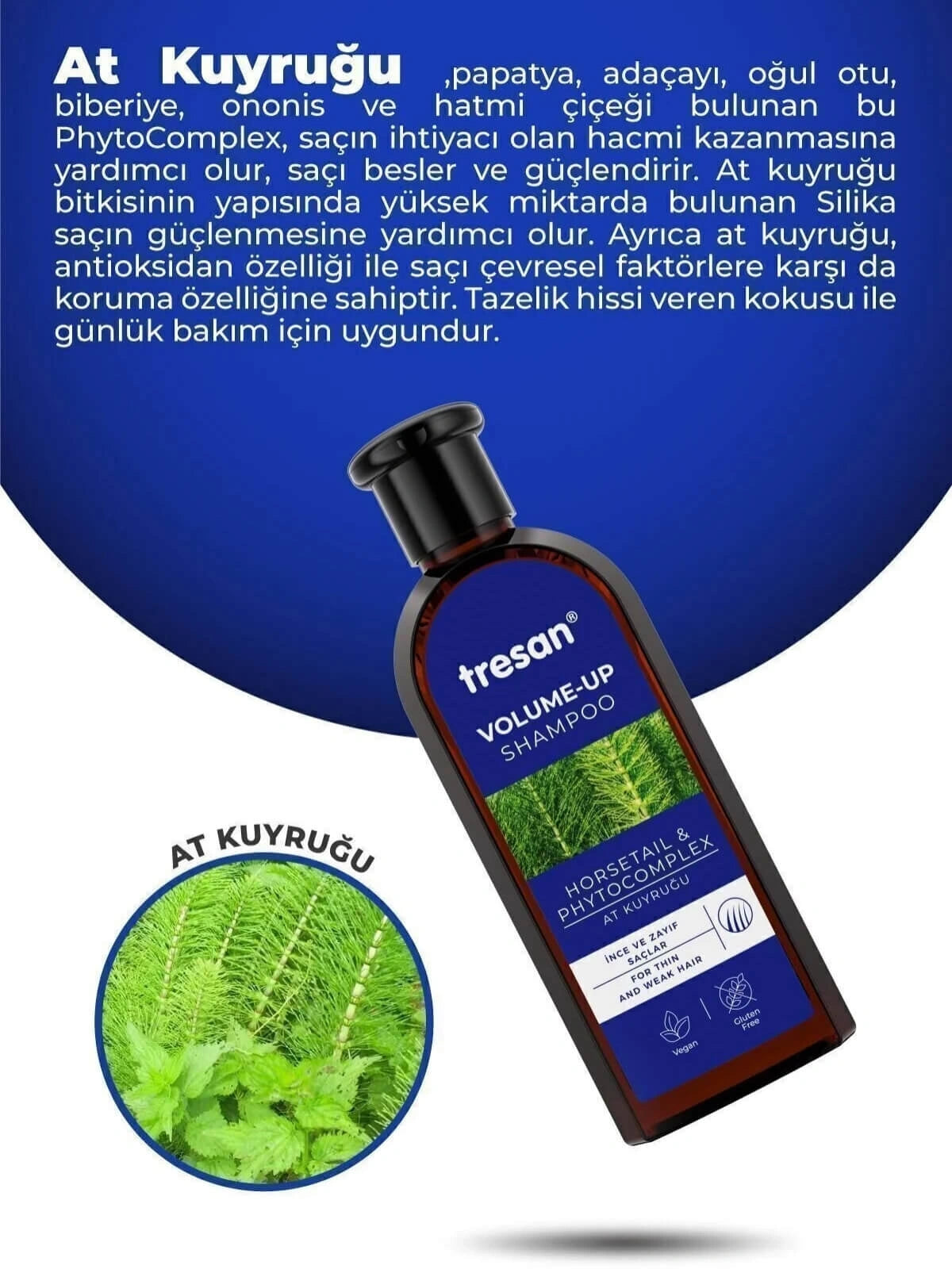 Tresan At Kuyruğu Hacimlendirici Bakım Şampuanı 300 Ml