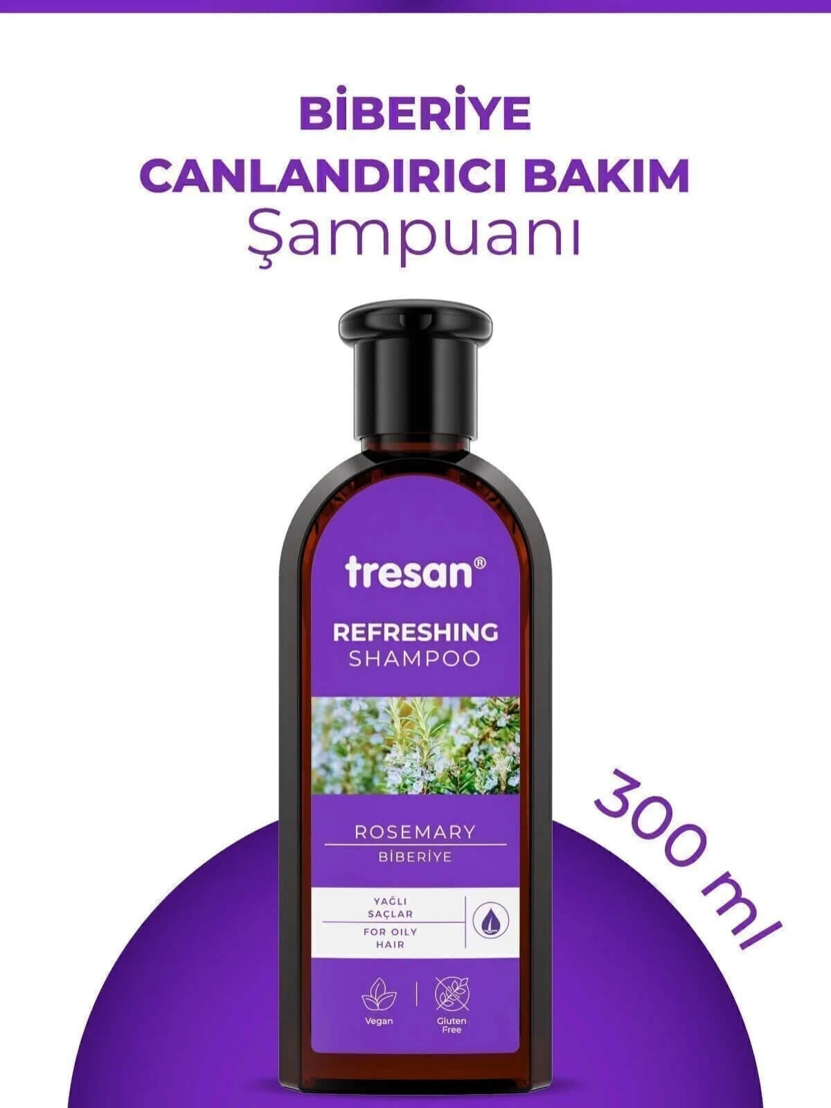 Tresan Biberiye Canlandırıcı Bakım Şampuanı 300 Ml