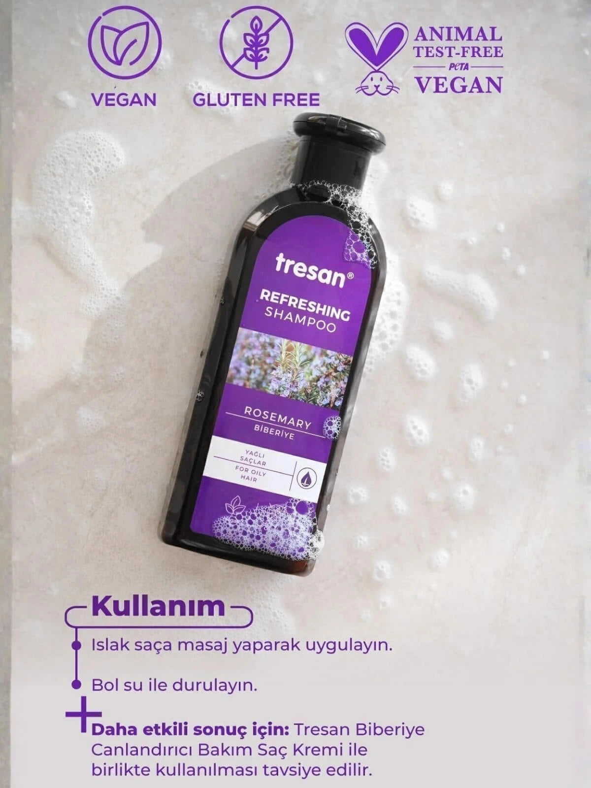 Tresan Biberiye Canlandırıcı Bakım Şampuanı 300 Ml