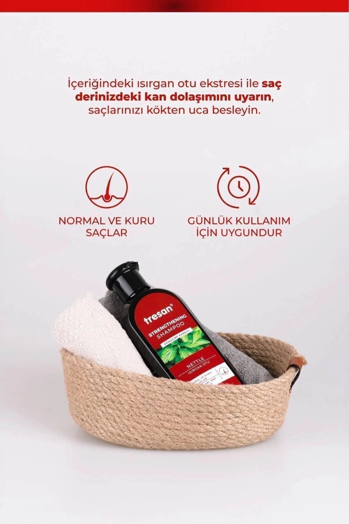 Tresan Isırgan Otu Bakım Şampuanı Normal Kuru Saçlar İçin 300 Ml
