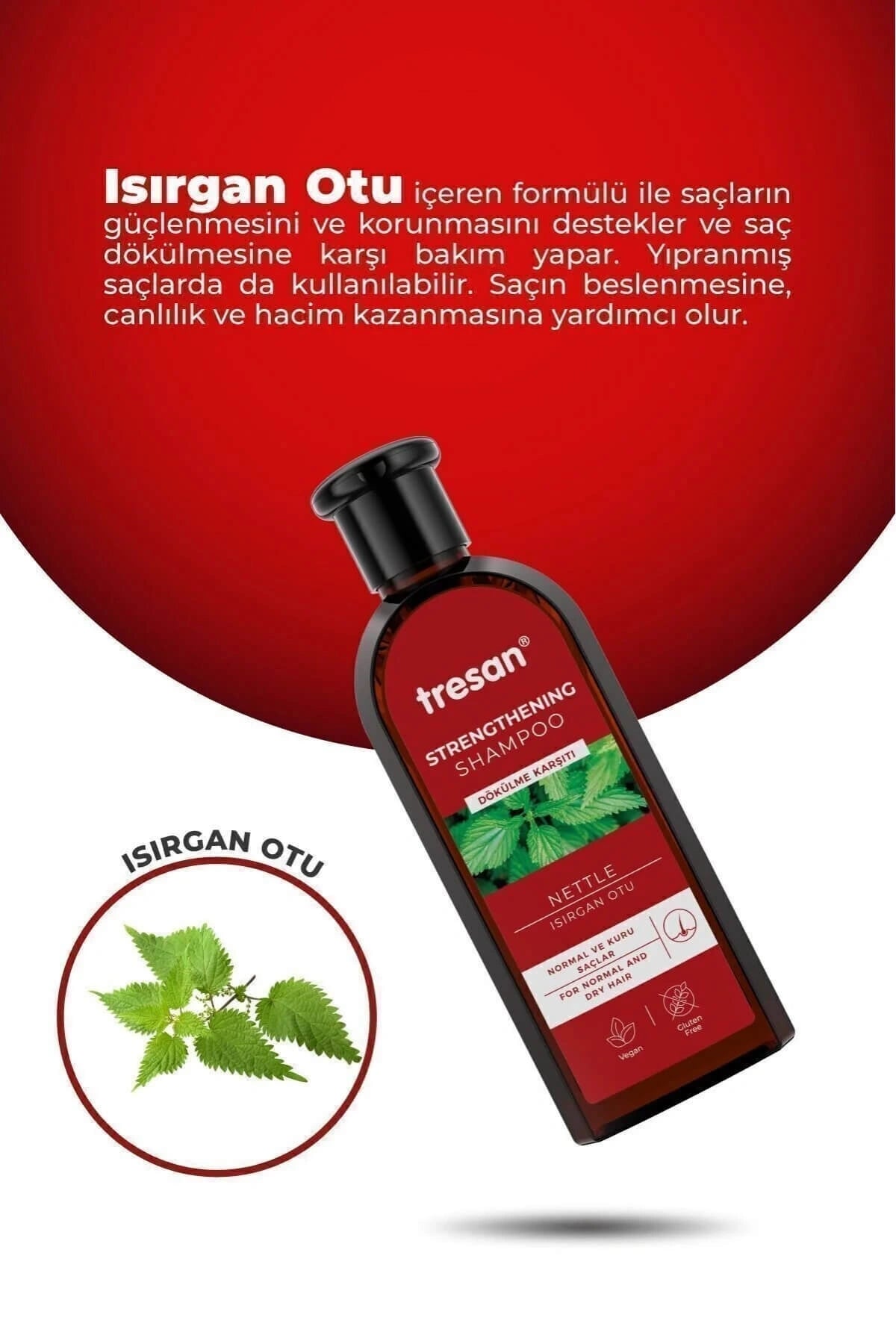 Tresan Isırgan Otu Bakım Şampuanı Normal Kuru Saçlar İçin 300 Ml