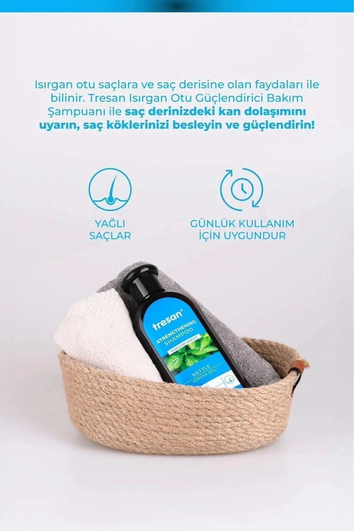 Tresan Isırgan Otu Bakım Şampuanı Yağlı Saçlar İçin 300 Ml