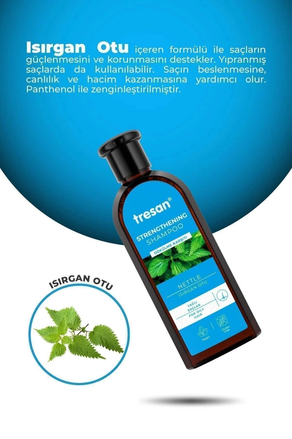 Tresan Isırgan Otu Bakım Şampuanı Yağlı Saçlar İçin 300 Ml