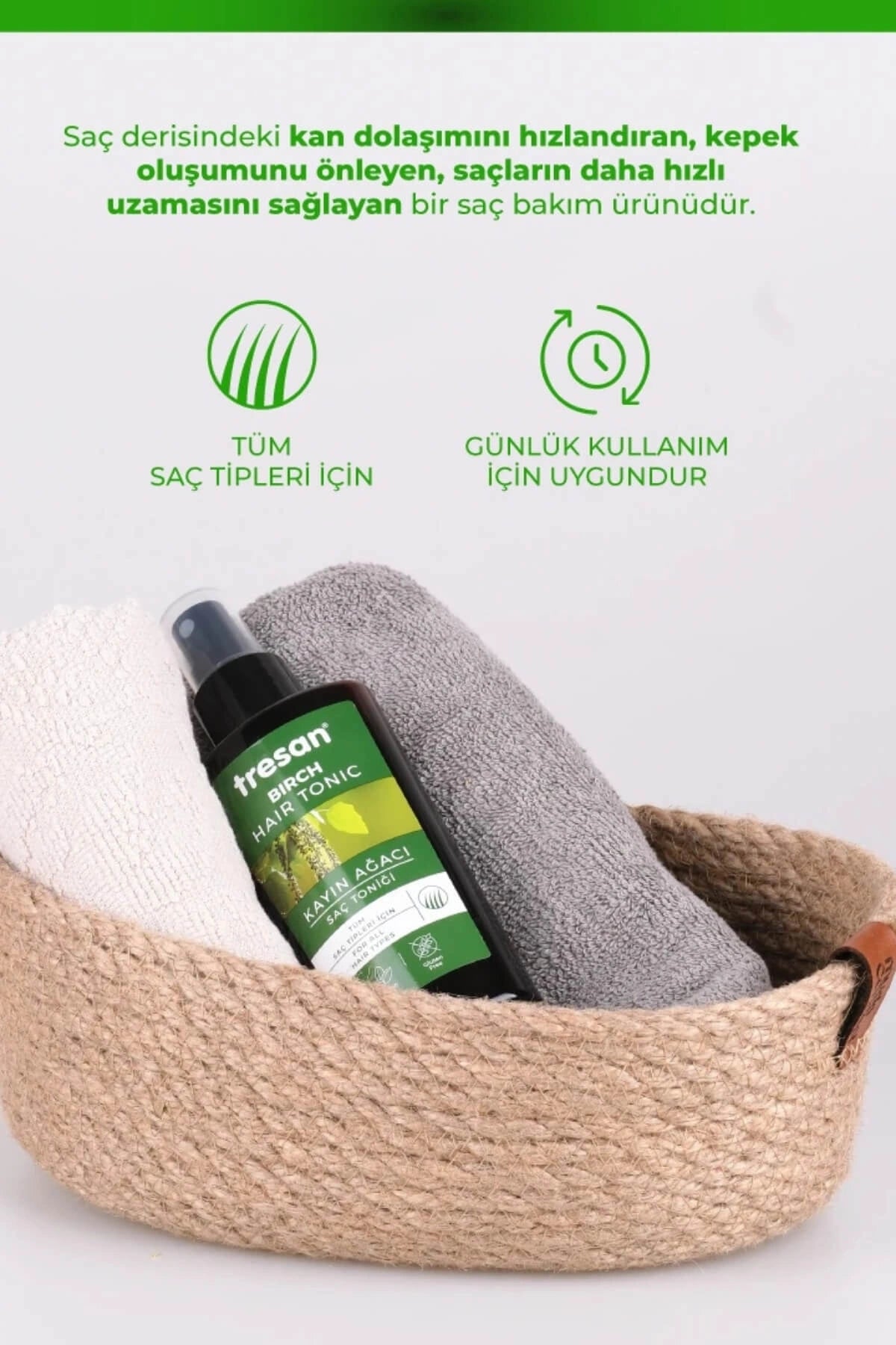 Tresan Kayın Ağacı Özlü Güçlendirici ve Canlandırıcı Saç Toniği 125 Ml