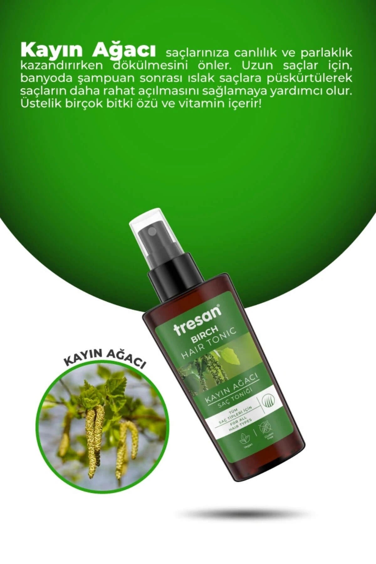 Tresan Kayın Ağacı Özlü Güçlendirici ve Canlandırıcı Saç Toniği 125 Ml