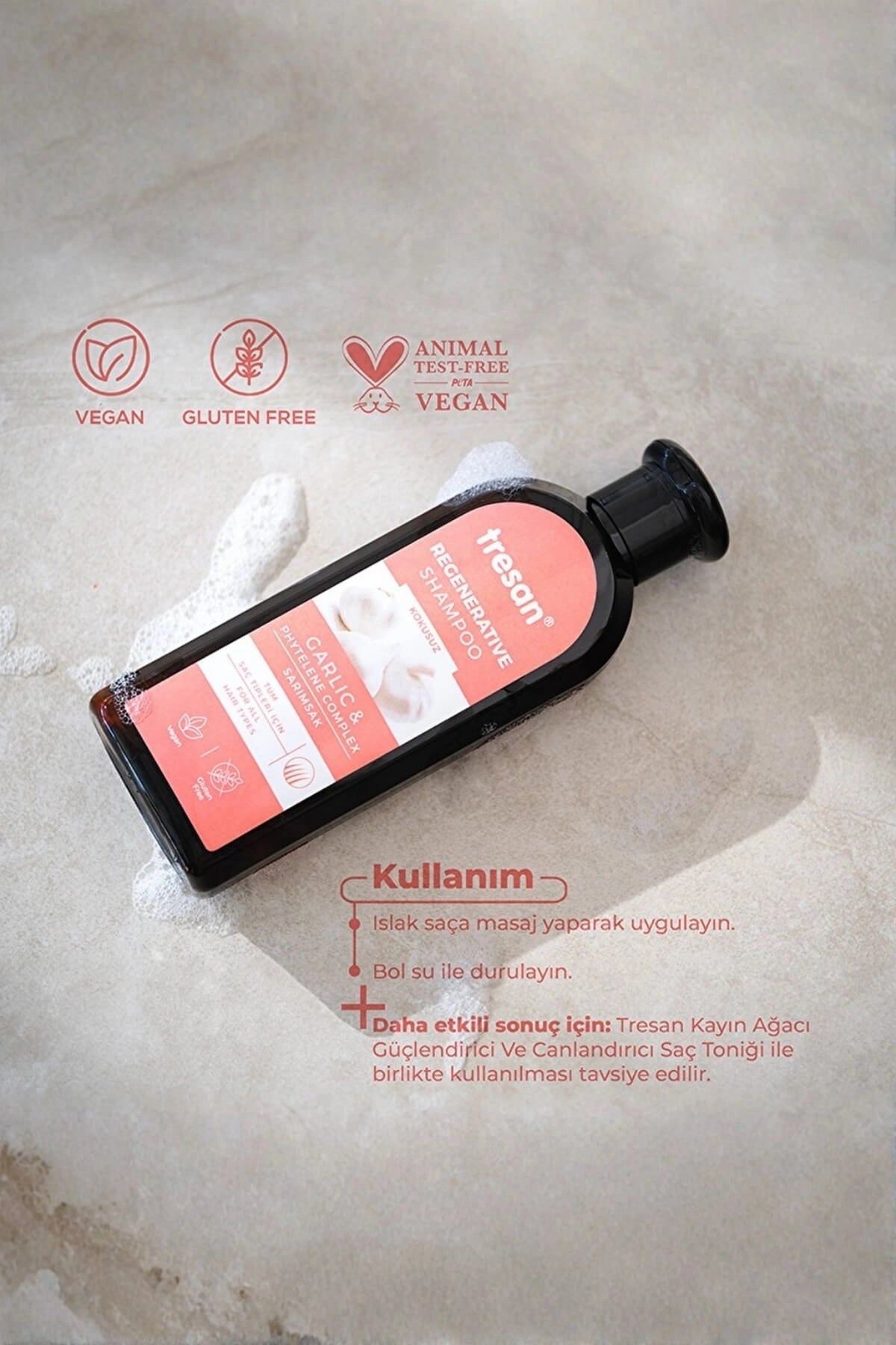 Tresan Sarımsak Onarıcı Bakım Şampuanı 300 Ml