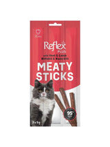 Reflex Plus Meaty Sticks Biftekli ve Kuzu Etli Kedi Ödül Çubuğu 3x5
