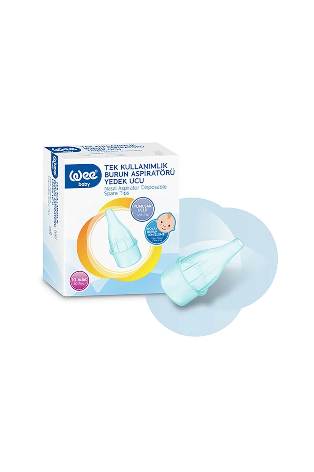 Wee Baby Burun Aspiratörü Yedek Uç Tek Kullanımlık 10'lu