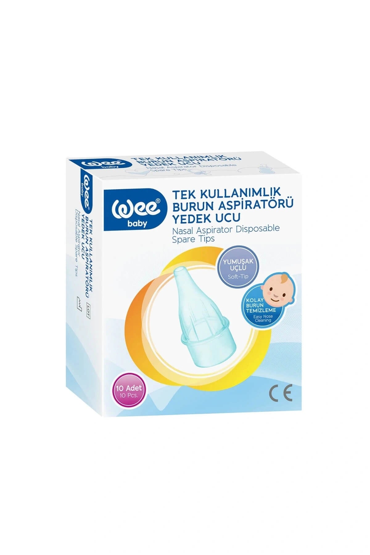 Wee Baby Burun Aspiratörü Yedek Uç Tek Kullanımlık 10'lu