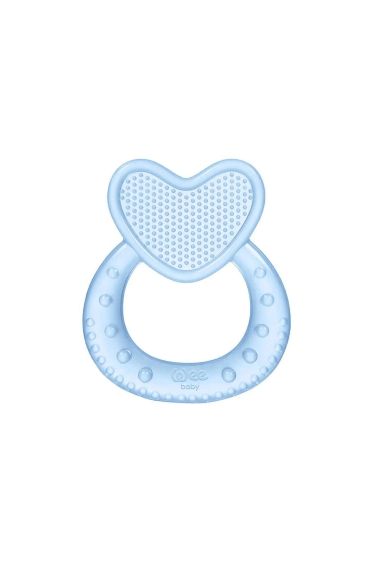 Wee Baby Kalpli Silikon Diş Kaşıyıcı Mavi