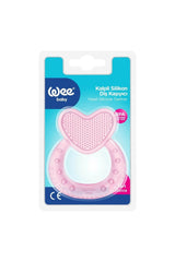 Wee Baby Kalpli Silikon Diş Kaşıyıcı Pembe