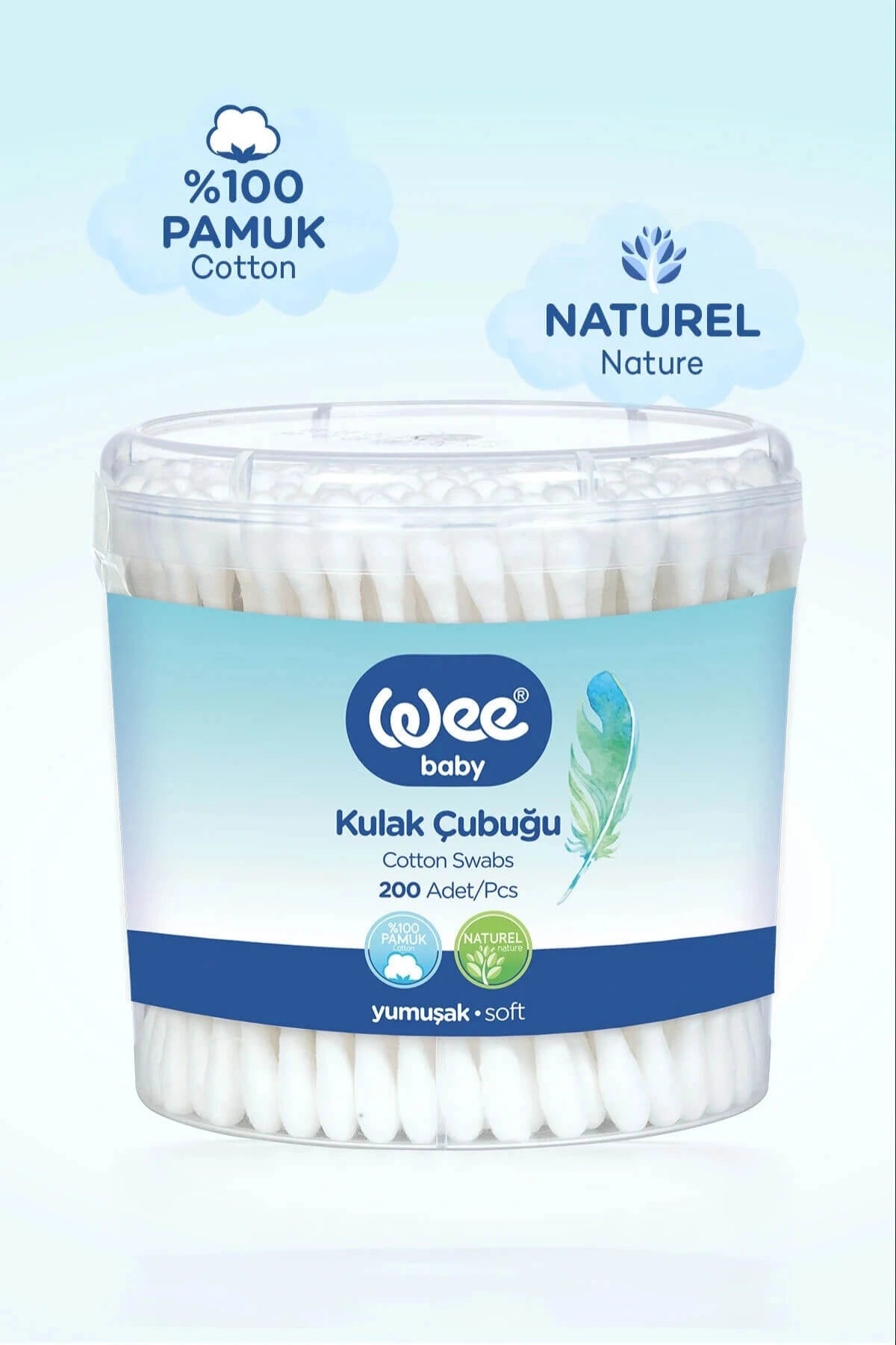 Wee Baby Kulak Çubuğu 200 Adet