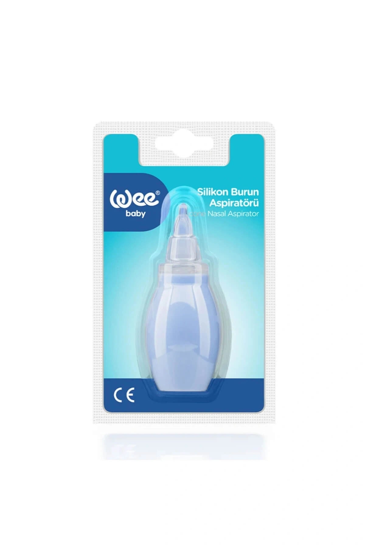 Wee Baby Silikon Burun Aspiratörü Mavi