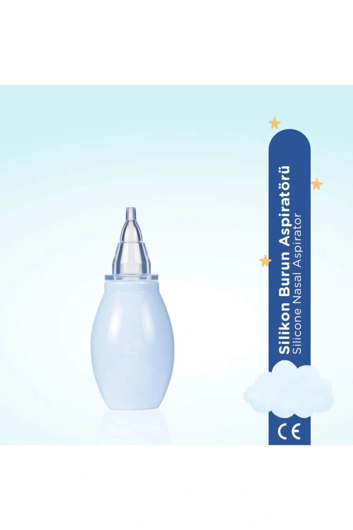Wee Baby Silikon Burun Aspiratörü Mavi