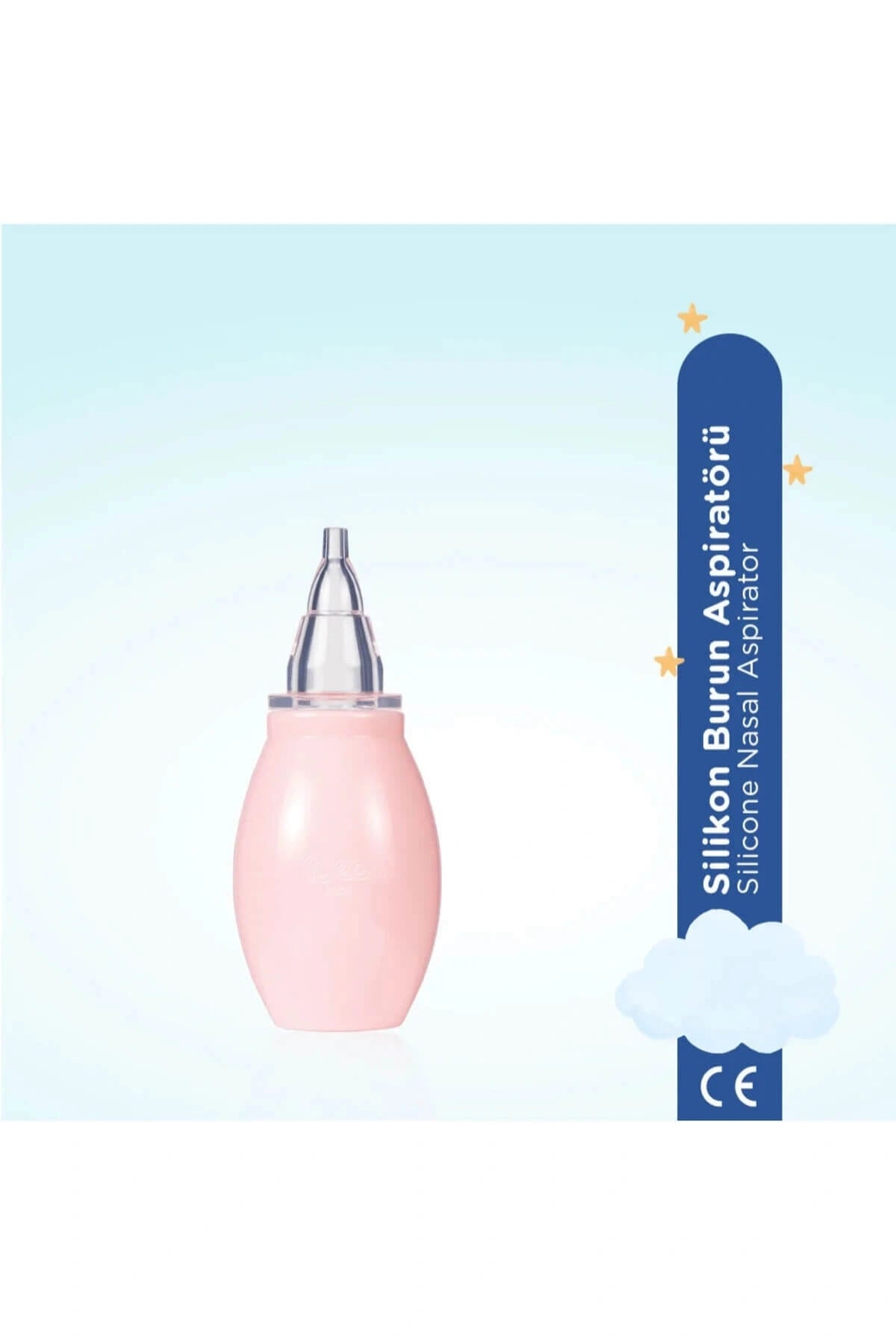 Wee Baby Silikon Burun Aspiratörü Pembe