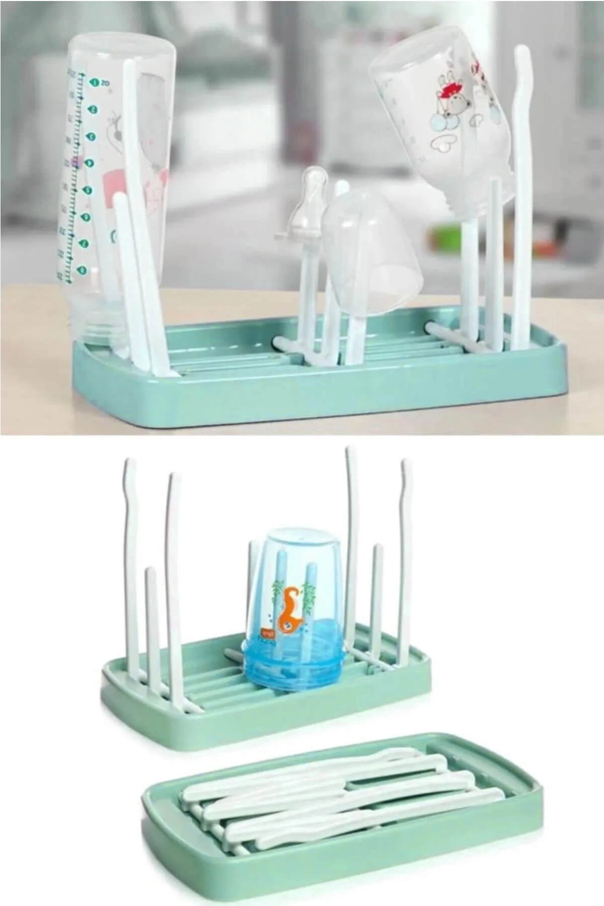 Venadora Pratik Biberon Emzik Kurutucu Soft Yeşil